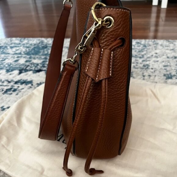 Mulberry Iris Hobo (medium) heavy grain leather in Chestnut - Picture 8 of 11
